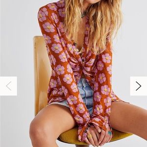 Free People “Lucky Shirtee” in Coffee Combo size M